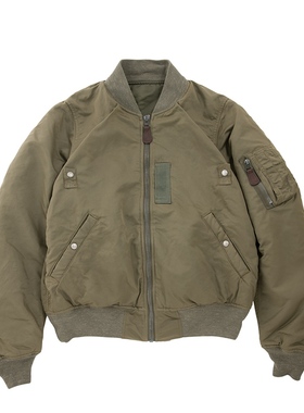 现货 VISVIM THORSON JKT 18AW 泥染做旧飞行夹克 MA-1军事外套