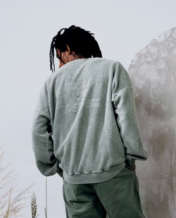 MADNESS WASHED SWEATER 22AW毛圈底反面卫衣圆领套头长袖 余文乐