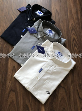 MADNESS 闪电刺绣牛津纺衬衫三色简约休闲长袖衬衣余文乐工装上衣