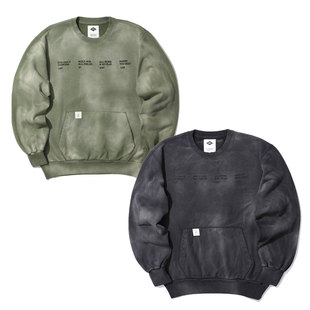 SWEATER秋冬水洗印花全棉长袖 PRINT 卫衣男余文乐 WASHED MADNESS