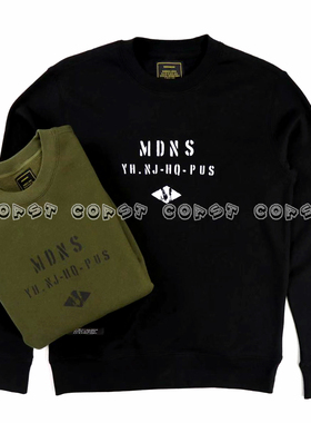 MADNESS SWEATER POP UP限定秋冬圆领加绒卫衣套头男 余文乐长袖
