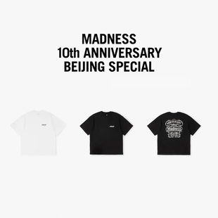 TEE PRINT 北京POP UP限定 T恤余文乐 MADNESS 圆领印花短袖 10TH