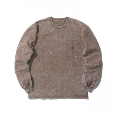 口袋MADNESS雪花水洗长袖刺绣