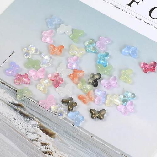 直孔蝴蝶DIY手工手链琉璃