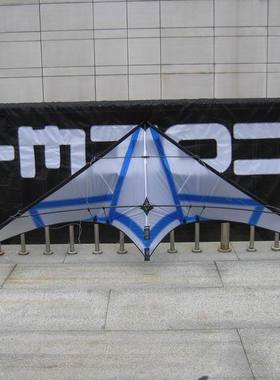 全手工制作原版KITEHOUSE CTC 翻滚风筝 XS Nitro  BD 白蓝色