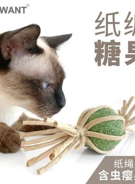 CATWANT网红猫咪旺手工纸编虫瘿果仿真糖果巨型A级猫薄