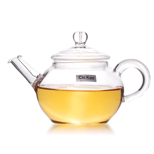 Chikao奇高耐热玻璃乌龙茶小壶个人泡茶壶绿茶泡带过滤网精巧茶壶