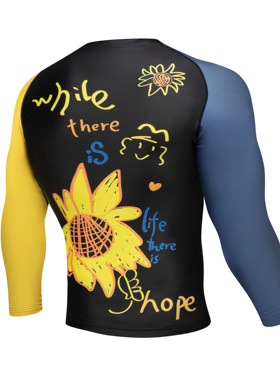 巴西柔术防磨服Rashguard 向日葵童趣款