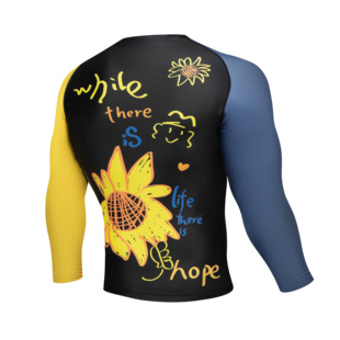 巴西柔术防磨服Rashguard 向日葵童趣款