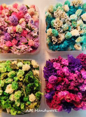 永生花干花盒材料junkjoiurnal艺术垃圾手账手工花头装饰diy素材