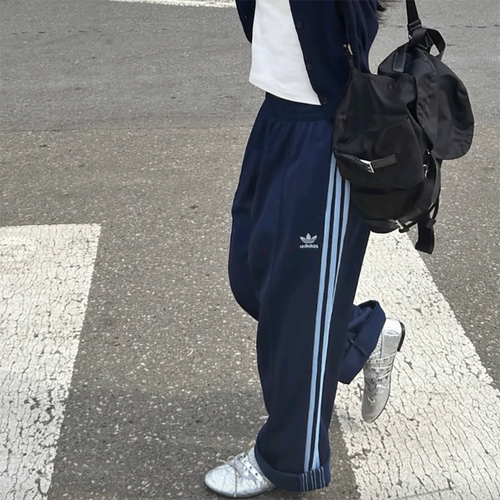 Adidas阿迪达斯三叶草 Wales Bonner联名三条纹复古运动裤 JJ2941