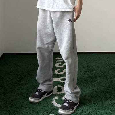 Adidas阿迪达斯正品男子休闲针织直筒宽松篮球运动长裤JJ1562