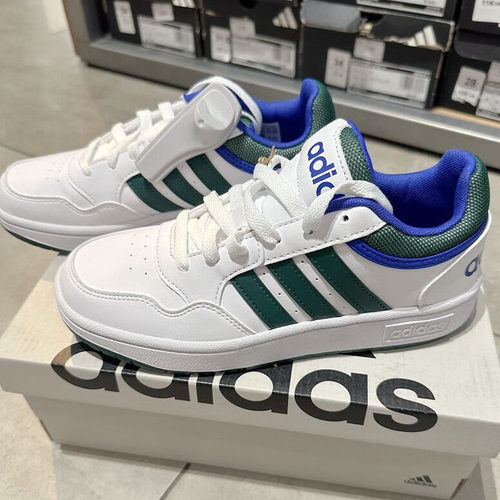 Adidas/阿迪达斯TENIS HOOPS男女大童轻便透气休闲板鞋IH8012