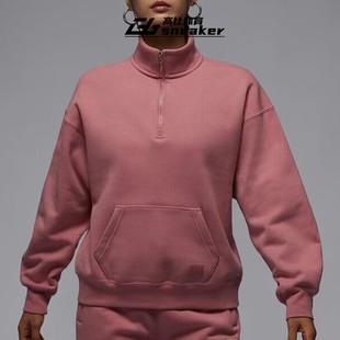 耐克NIKE女子Jordan卫衣圆领宽松针织休闲套头衫运动服FD7222-618