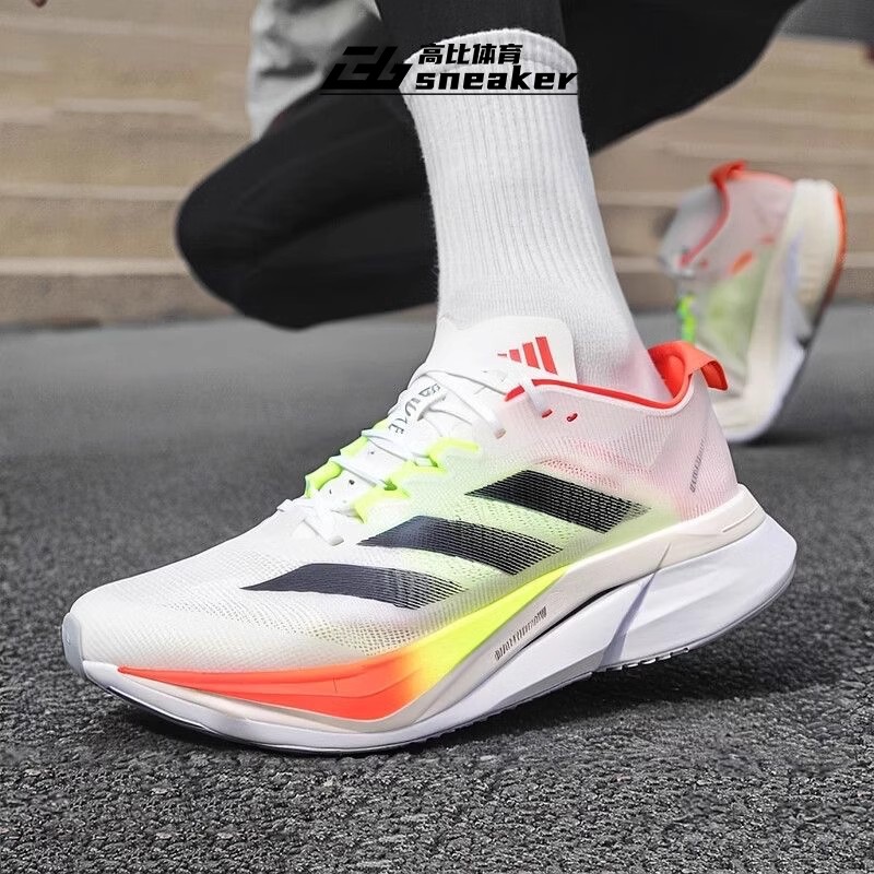 阿迪达斯男女ADIZERO BOSTON 12波士顿竞训专业马拉松运动跑步鞋