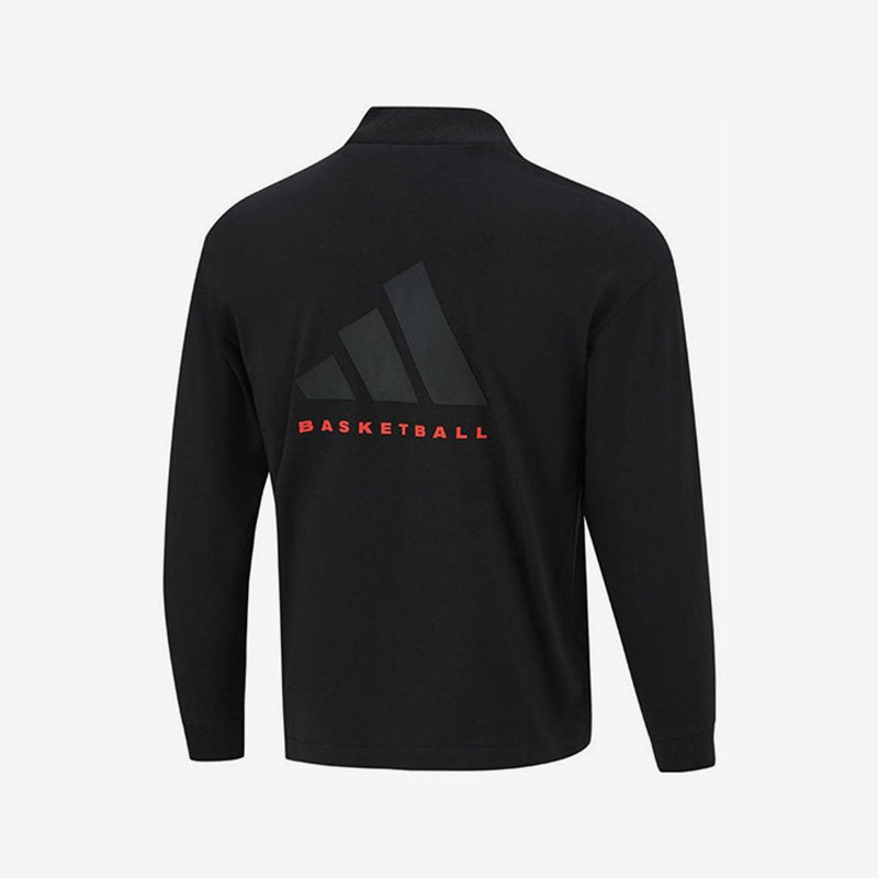 Adidas阿迪达斯男女大童运动休闲针织中领长袖T恤卫衣JD3217