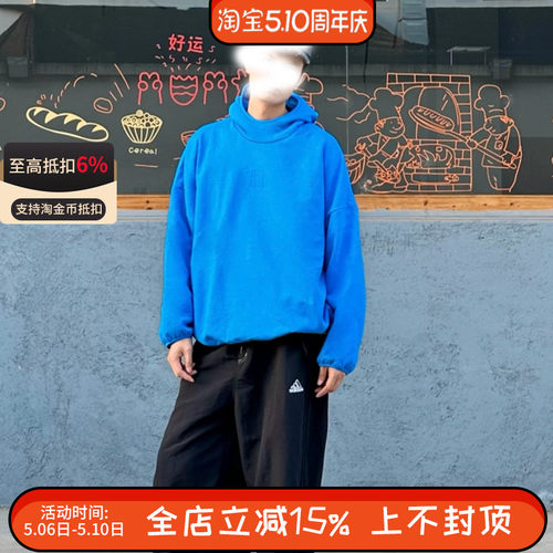 阿迪达斯FOG Athletics联名款男女印花纯色休闲连帽卫衣IW8924