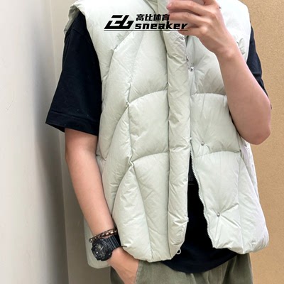 阿迪达斯三叶草冬季男女款运动休闲宽松保暖羽绒服马甲JD3741