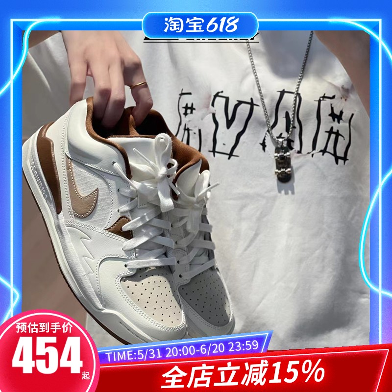 NIKE/耐克Jordan Stadium 90女生复古篮球运动休闲中帮板鞋HF5760