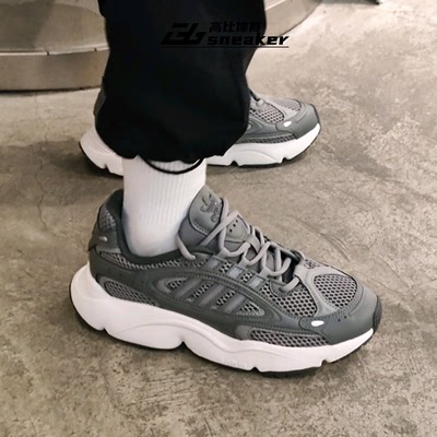 阿迪达斯三叶草鞋OZMILLEN秋季新款男女经典复古跑步运动鞋IF3448