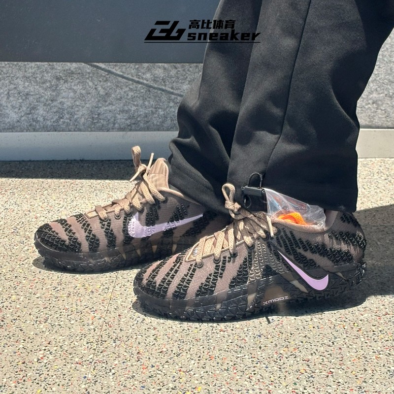 Nike/耐克Ja3莫兰特3代男款黑棕粉低帮实战运动篮球鞋HF2794-200