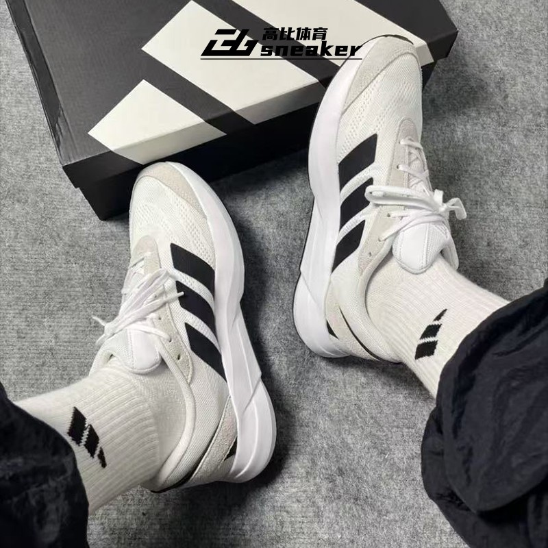 阿迪达斯男女运动鞋LIGHTSHIFT网面透气减震休闲跑步鞋JH9317