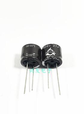 400V27UF 27UF400V 全新原装韩国三莹 超矮型电源 电解电容 18*15