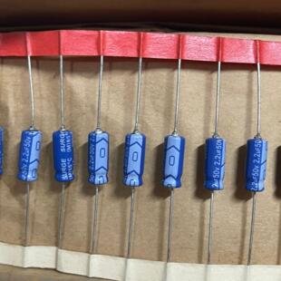 原装韩国SURGE 轴向卧式穿心 电解电容 50V2.2UF 2.2UF50V 5*13