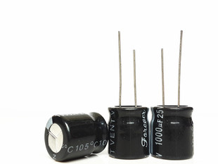 全新台产长寿命电源 电解电容 25V1000UF 1000UF25V 矮体积 13*16