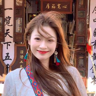 异域风情民族风复古长款彩色流苏耳环女云南旅游度假耳饰耳坠新款