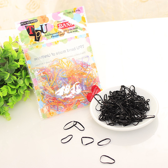 一次性橡皮筋发圈发绳扎小辫子多色儿童饰品简约糖果色头绳发饰潮