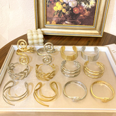 高级感冷淡风金属手镯臂环女小众设计甜酷风臂钏臂镯个性 ins手饰