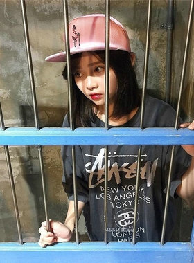 独家现货Stussy FLAM SNAPBACK FA16街潮火烈鸟宽檐帽子棒球帽