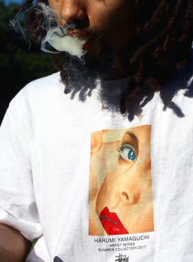 【独家现货】Stussy HARUMI YAMAGUCHI GIRL Tee艺术女孩短袖T恤