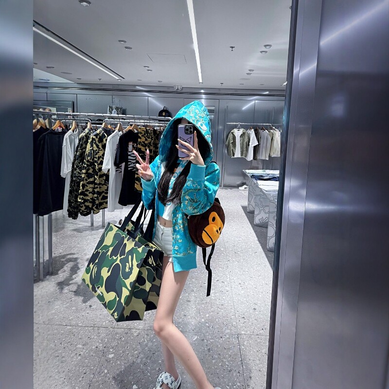设计感小众街头潮牌鲨鱼卫衣女2短外套