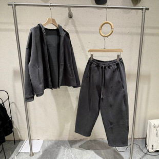 素媗跨境女韩版显瘦休闲连帽外套casual hooded jacket 现货