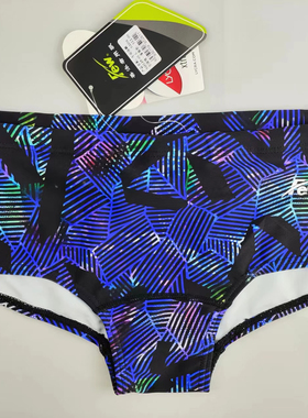 Few飘泳裤男专业竞速大三角加宽防尴尬小平角男士训练游泳裤M3135