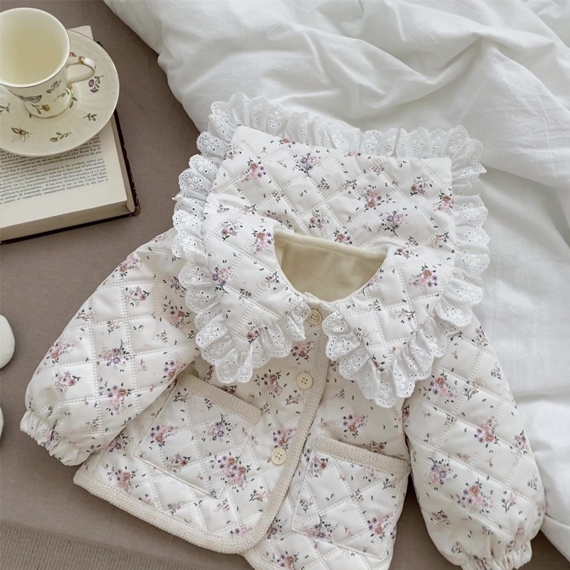 宝宝冬装外套婴儿连帽加绒公主棉衣女童加厚上衣棉袄0-3岁6个月-封面