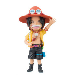 正版眼镜厂海贼王wcf艾斯q版全新盒蛋金猫版手办单售