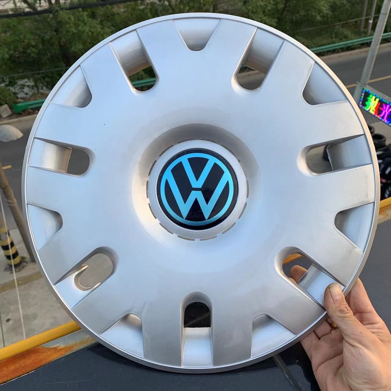 大众Polo05 06 07款轮毂盖14寸1.4 1.6波罗尽情轮毂罩改装轮盖