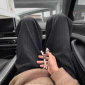 P11K145对图足码 长裤 黑色白色深灰色M5XL