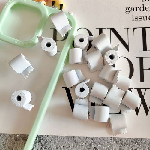 散货E002 微缩卫生纸卷 Diy奶油胶滴胶配件 微景观场景摆件