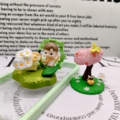 白花底座 树叶底座 礼物盒 散货 森贝尔拱门 DIY奶油胶滴胶配件