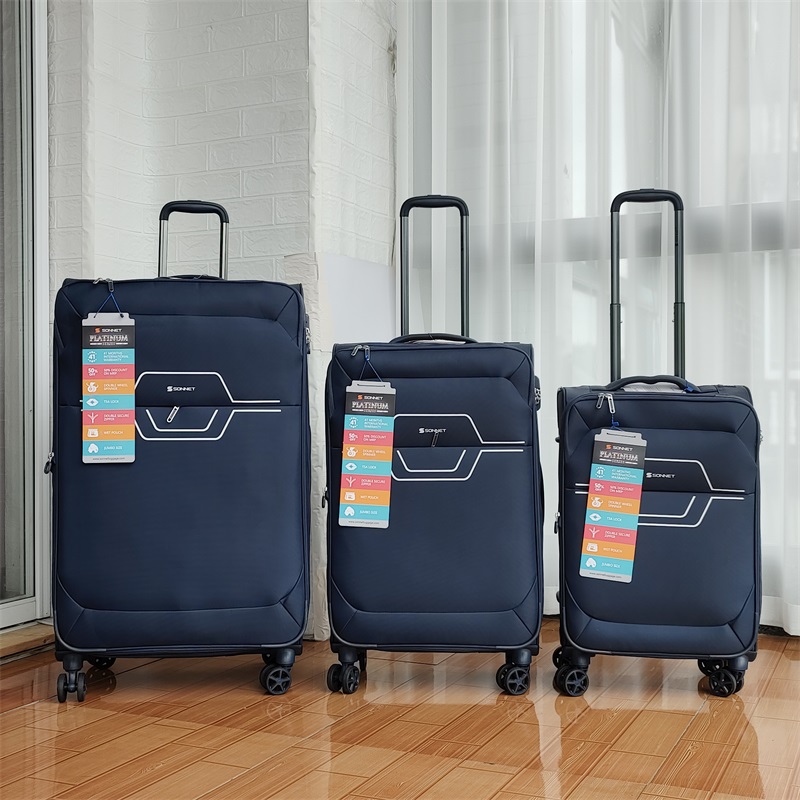 SOONET20寸登机箱24寸牛津布拉杆箱28寸帆布托运箱扩容防爆拉链箱