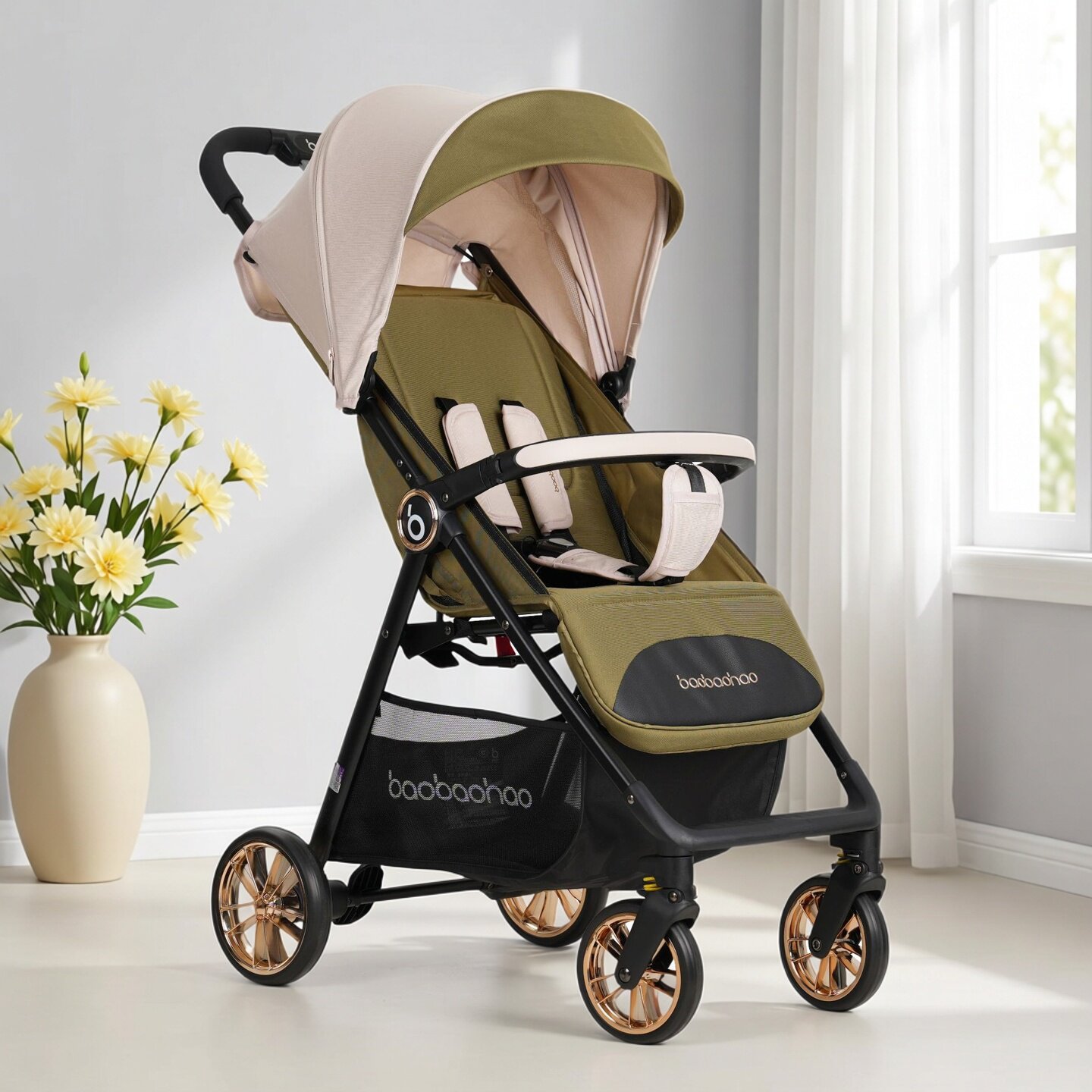 宝宝好A5婴儿推车BBH轻便口袋车儿童旅行手推车0-4岁BB幼儿婴儿车