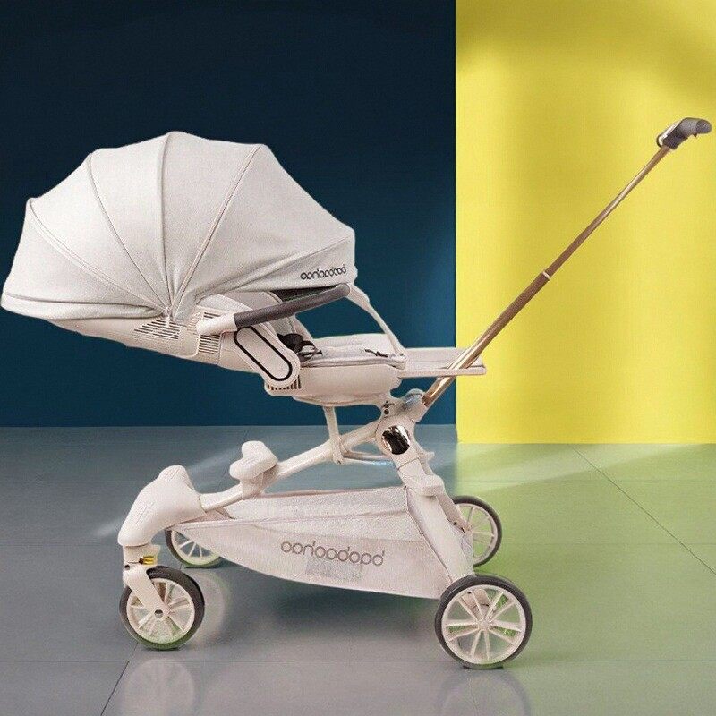 宝宝好遛娃神器儿童推车一键收车外出遛娃车可坐可躺婴儿车高景观