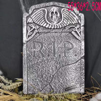Halloween decorations: Foam tombstones, bars, haunted houses, terrifying venues, large skull tombstone ornaments, skeleton props thumbnail 4