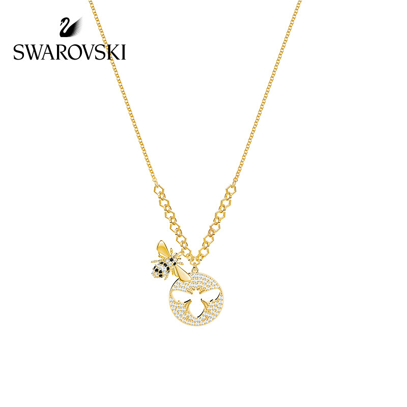 三八節SWAROVSKI 施華洛世奇 Lisabel 可愛蜜蜂 女友禮物 鍍金色