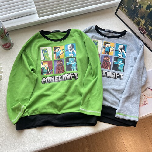 中大童 世界新款卡通儿童秋季新款男童薄卫衣厚T恤长袖130-160