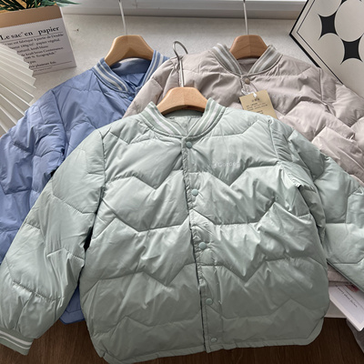 T校服神器中大童儿童保暖加厚羽绒服 内胆外套120-150